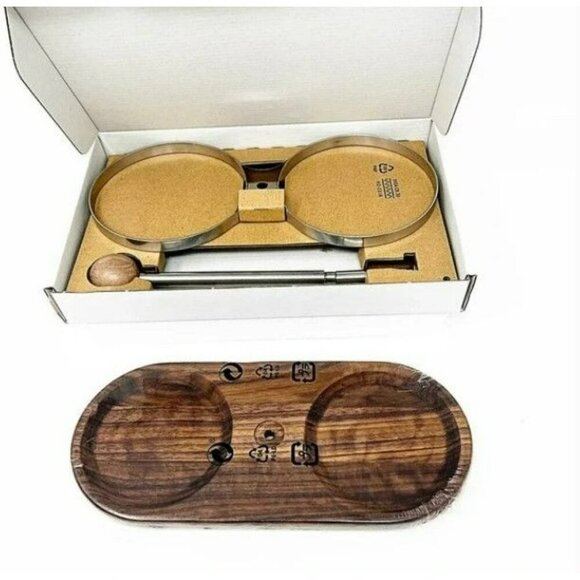 IKEA KROSAMOS Holder‎ for Jars Bottles, Walnut/Steel  Bottle Holder - Picture 7 of 7